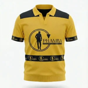Prime Black Yellow Golf Shirt